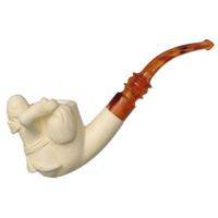 AKB Meerschaum Carved Christmas 2019 Santa Claus (Ali) (with Case)