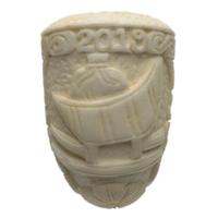 AKB Meerschaum Carved Christmas 2019 Bent Dublin (Ali) (with Case)