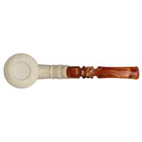 AKB Meerschaum Carved Christmas 2019 Bent Dublin (Ali) (with Case)