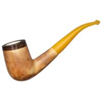 AKB Meerschaum Smooth Bent Billiard