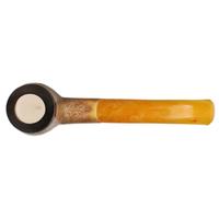 AKB Meerschaum Rusticated Bent Billiard
