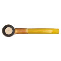 AKB Meerschaum Smooth Bent Billiard