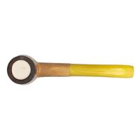 AKB Meerschaum Rusticated Bent Billiard