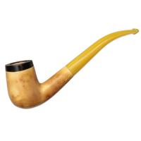 AKB Meerschaum Smooth Bent Billiard