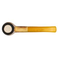 AKB Meerschaum Rusticated Bent Billiard