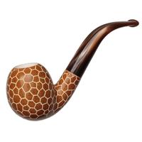AKB Meerschaum Carved Bent Egg (with Case)