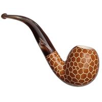 AKB Meerschaum Carved Bent Egg (with Case)