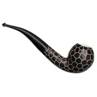 AKB Meerschaum Carved Bent Egg (with Case)