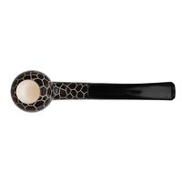 AKB Meerschaum Carved Bent Egg (with Case)