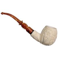 AKB Meerschaum Carved USA Bent Apple (with Case)