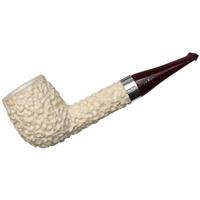 AKB Meerschaum Rusticated Billiard with Silver (with Case)