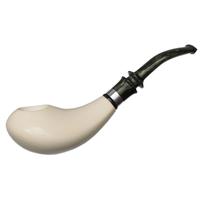 AKB Meerschaum Smooth Cobra with Silver (Tekin) (with Case)