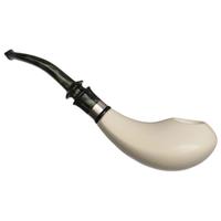AKB Meerschaum Smooth Cobra with Silver (Tekin) (with Case)