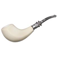AKB Meerschaum Smooth Cobra with Silver (Tekin) (with Case)