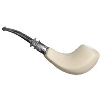 AKB Meerschaum Smooth Cobra with Silver (Tekin) (with Case)