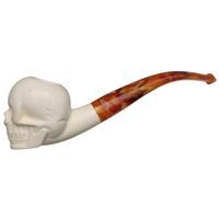 AKB Meerschaum Carved Skull (with Case)
