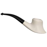AKB Meerschaum Spot Carved Volcano (with Case)