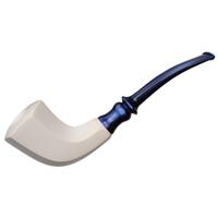 AKB Meerschaum Smooth Paneled Horn (with Case)