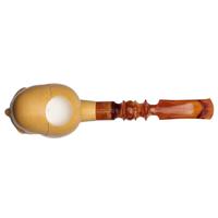 AKB Meerschaum Carved Skull (with Case) (Kenan)