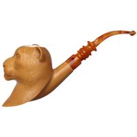 AKB Meerschaum Carved Panther (with Case) (Kenan)
