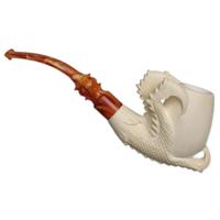 AKB Meerschaum Carved Claw Holding Egg (with Case)