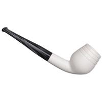 AKB Meerschaum Partially Rusticated Devil Anse (with Case)