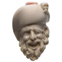 AKB Meerschaum Carved Laughing Pirate (with Case)