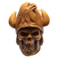 AKB Meerschaum Carved Viking Skull (with Case)