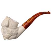 AKB Meerschaum Carved Viking (with Case)