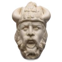 AKB Meerschaum Carved Viking (with Case)
