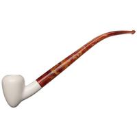 AKB Meerschaum Smooth Acorn Churchwarden (with Case)