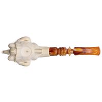 AKB Meerschaum Carved Dragon Claw Holding Turtle (I. Baglan) (with Case)