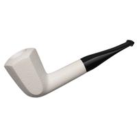 AKB Meerschaum Rusticated Paneled Dublin (with Case)