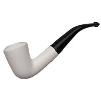 AKB Meerschaum Smooth Bent Dublin (with Case)