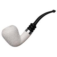 AKB Meerschaum Lattice Acorn with Silver (with Case)