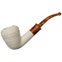 AKB Meerschaum Lattice Bent Dublin (with Case)
