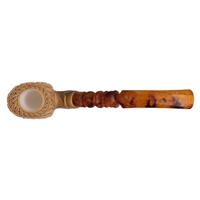 AKB Meerschaum Carved Floral Freehand (with Case)