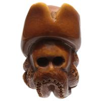 AKB Meerschaum Carved Davy Jones Skull (with Case)