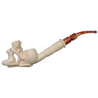 AKB Meerschaum Carved Nude (Cevher) (with Case)