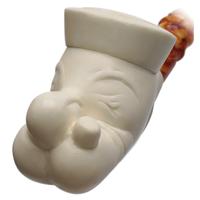 AKB Meerschaum Carved Popeye (S. Cosgun) (with Case)