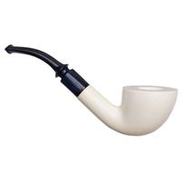 AKB Meerschaum Smooth Bent Dublin (Tekin) (with Case)