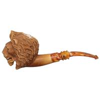 AKB Meerschaum Carved Lion (Karayhan) (with Case)