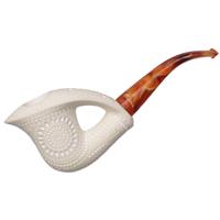AKB Meerschaum Lattice Freehand (Ali) (with Case)