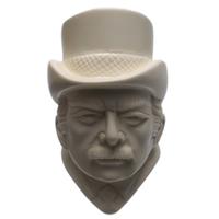 AKB Meerschaum Carved Sherlock Holmes & Watson Two Pipe Set (S. Cosgun) (with Case)