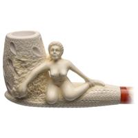 AKB Meerschaum Carved Nude (Ali) (with Case)