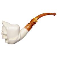 AKB Meerschaum Carved Grim Reaper (Ali) (with Case)