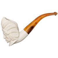 AKB Meerschaum Carved Indian Chief (with Case)