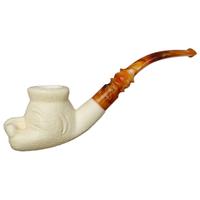 AKB Meerschaum Carved Popeye (with Case)