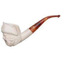 AKB Meerschaum Carved Pirate (with Case)