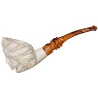 AKB Meerschaum Carved Indian Chief (with Case)